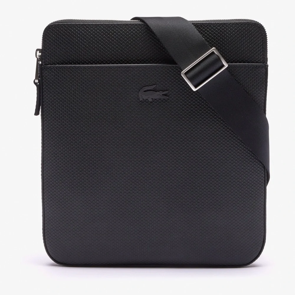 Lacoste Chantaco Leather Shoulder Bag